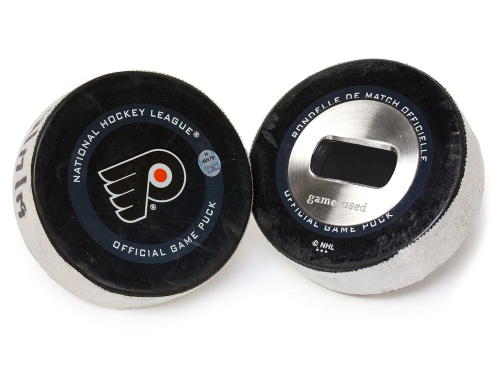 Flyers Puck Bottle Opener image